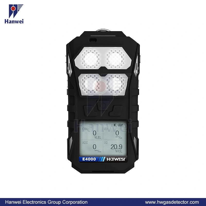IP66 Portable Four-in-One Multi Gas Detector (E4000)