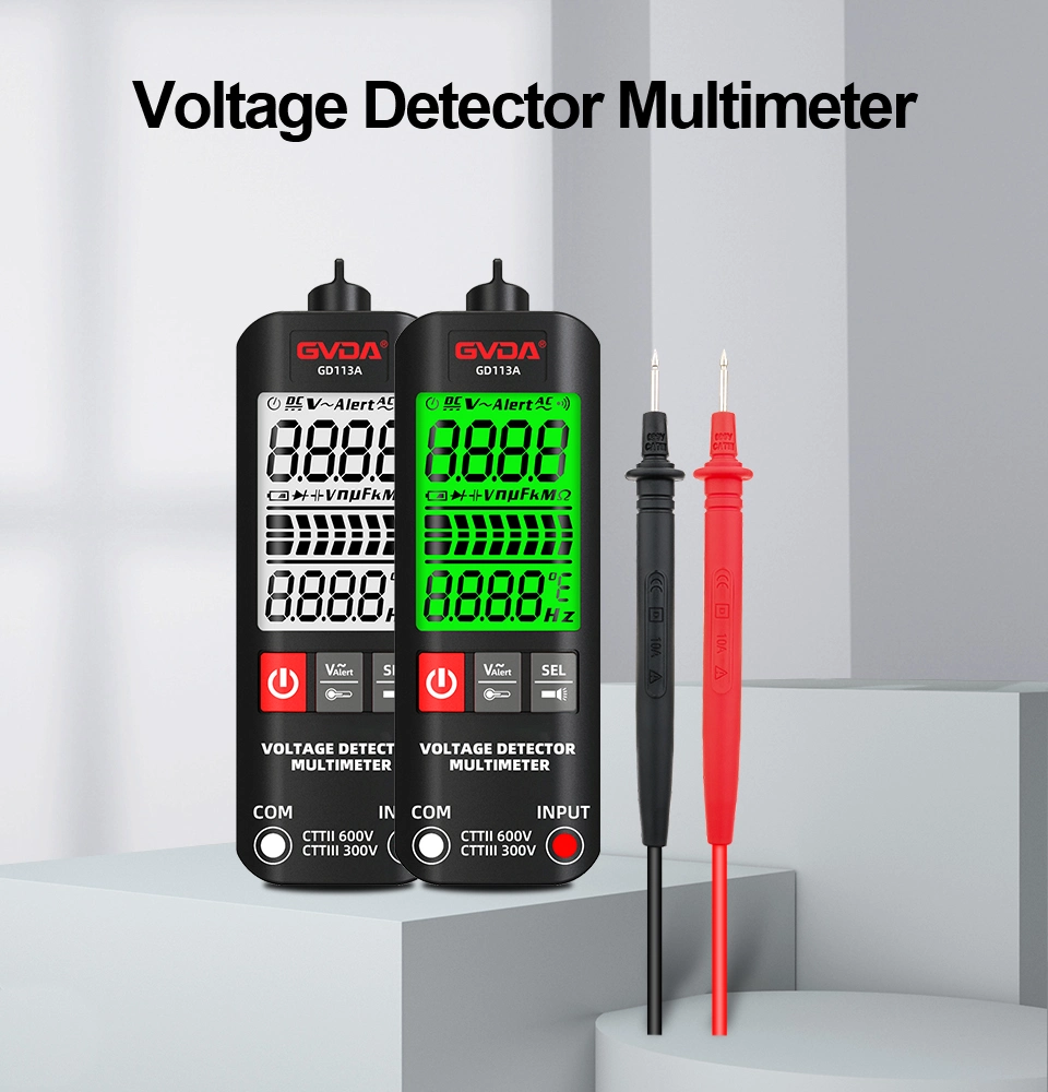 Digital Mini Automotive professional Tester Ncv AC DC Voltage Tester Portable Electric Meter True RMS Smart Multimeter