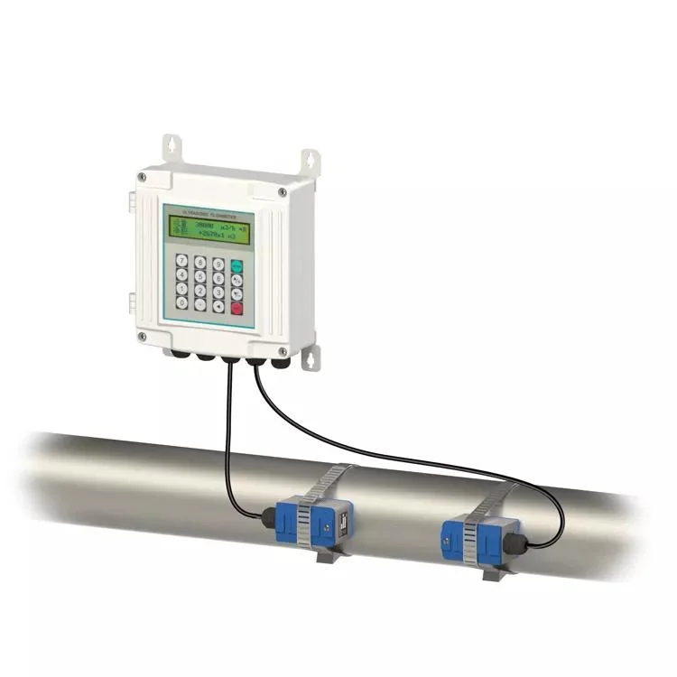 CE Approved China Manufacture 4-20mA Clamp on BTU Ultrasonic Heat Flow Meter