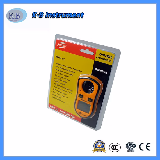 Wholesale High Quality Wind Vane Anemometer Handheld GM8908 Digital Anemometer